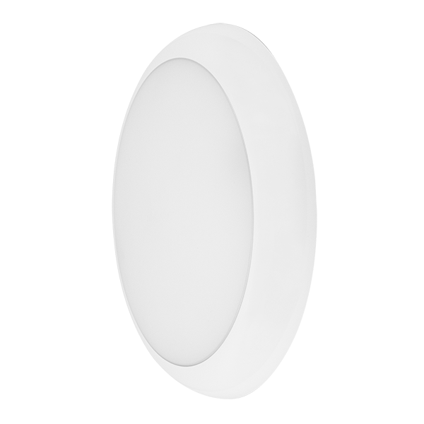 OV9800WHSD 20W LED Bulkhead Standard With Switch Dim CCT Switchable White